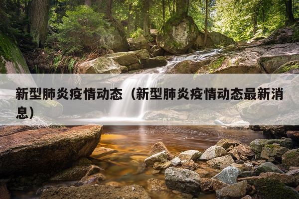 新型肺炎疫情动态（新型肺炎疫情动态最新消息）