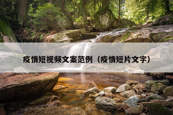 疫情短视频文案范例（疫情短片文字）