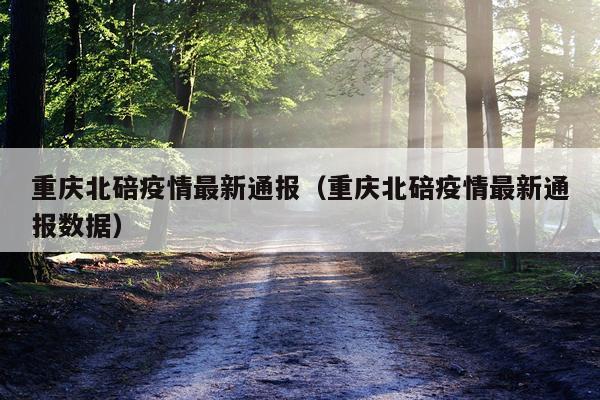 重庆北碚疫情最新通报（重庆北碚疫情最新通报数据）
