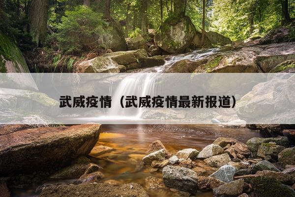 武威疫情（武威疫情最新报道）