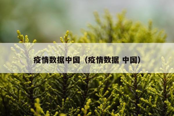疫情数据中国（疫情数据 中国）