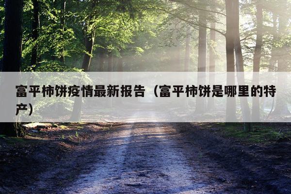 富平柿饼疫情最新报告（富平柿饼是哪里的特产）