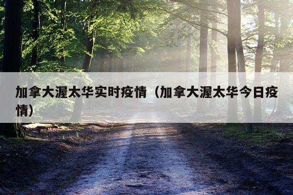 加拿大渥太华实时疫情（加拿大渥太华今日疫情）