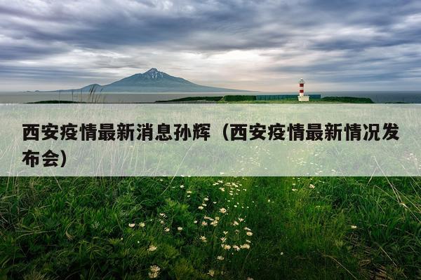 西安疫情最新消息孙辉（西安疫情最新情况发布会）