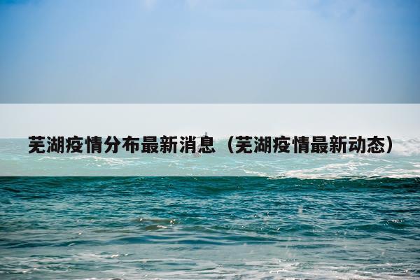 芜湖疫情分布最新消息（芜湖疫情最新动态）