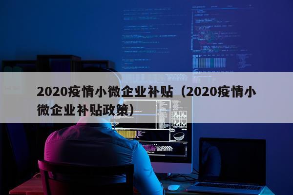 2020疫情小微企业补贴（2020疫情小微企业补贴政策）