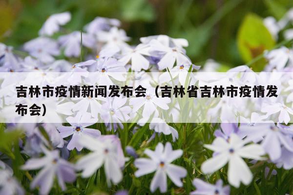 吉林市疫情新闻发布会（吉林省吉林市疫情发布会）