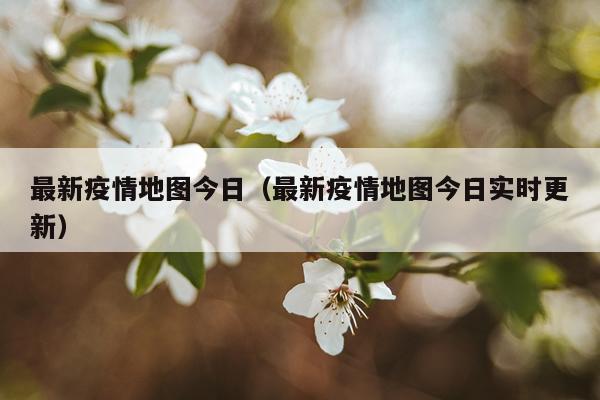 最新疫情地图今日（最新疫情地图今日实时更新）