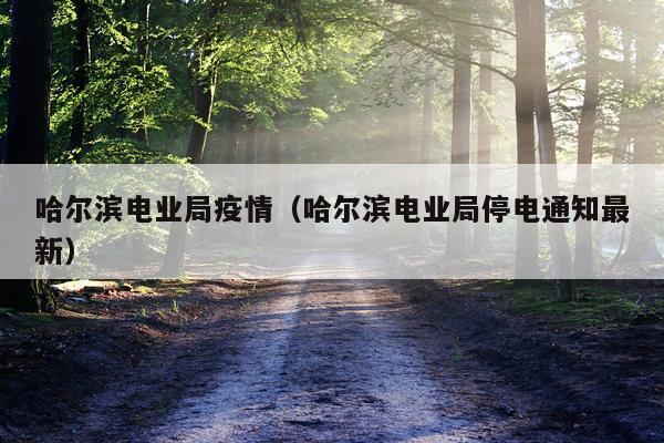 哈尔滨电业局疫情（哈尔滨电业局停电通知最新）